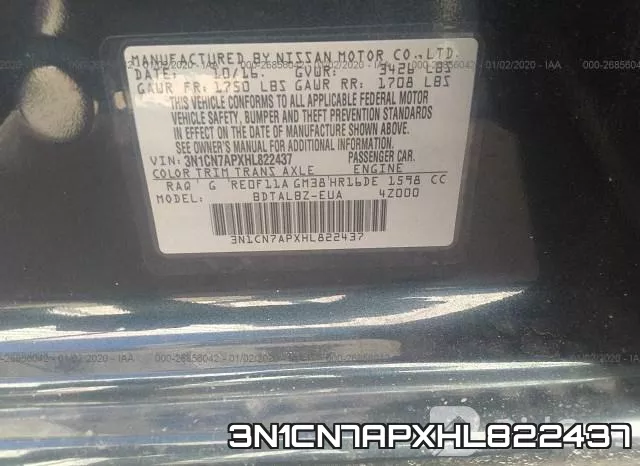 3N1CN7APXHL822437 фото 9