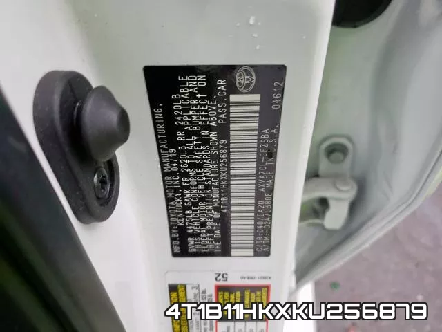 4T1B11HKXKU256879 фото 2