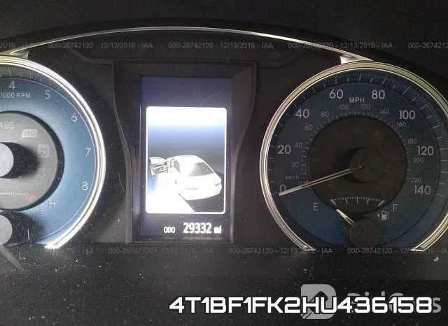 4T1BF1FK2HU436158 фото 7