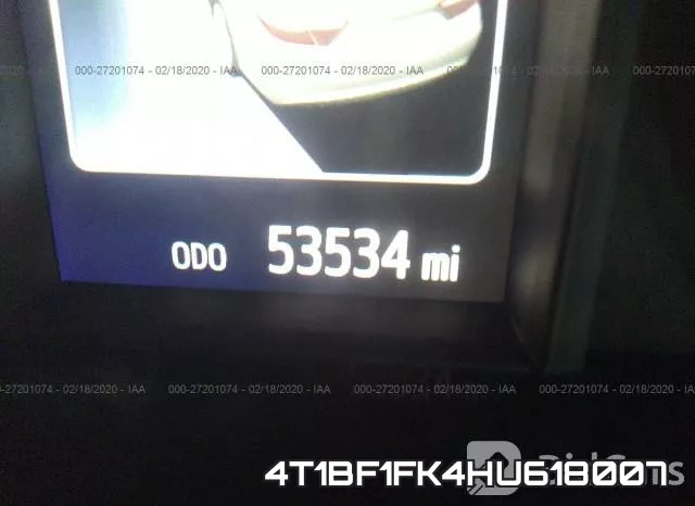 4T1BF1FK4HU618007 фото 5