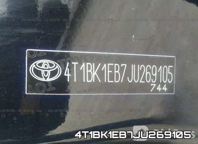 4T1BK1EB7JU269105 фото 9