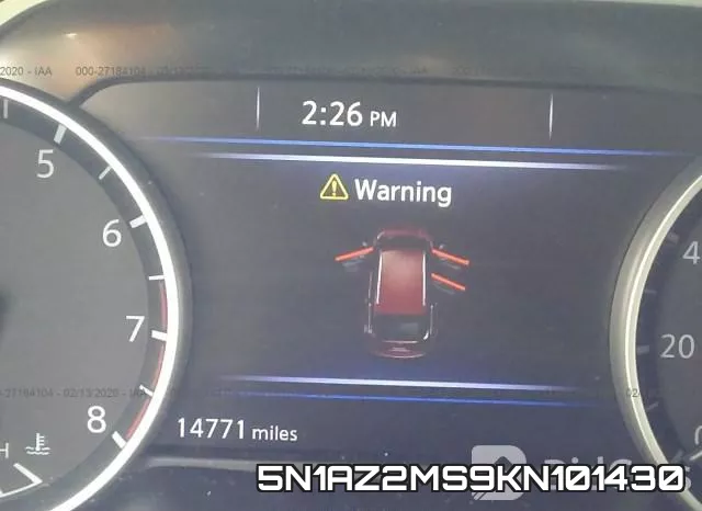 5N1AZ2MS9KN101430 фото 5