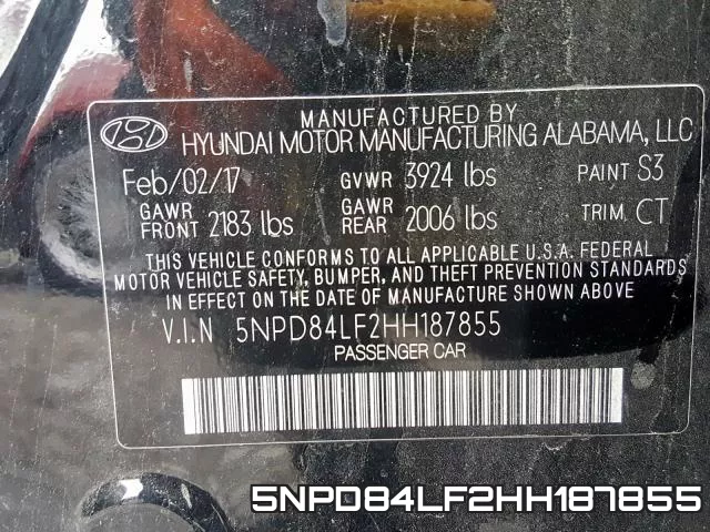5NPD84LF2HH187855 фото 2