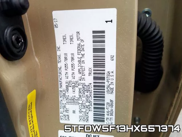 5TFDW5F13HX657374 фото 2