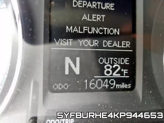 5YFBURHE4KP944653 фото 8