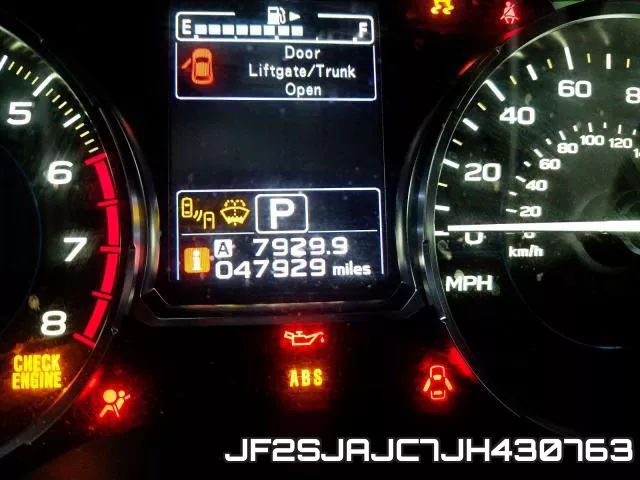 JF2SJAJC7JH430763 фото 5