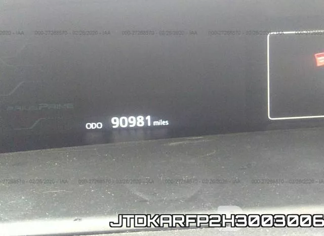 JTDKARFP2H3003006 фото 4