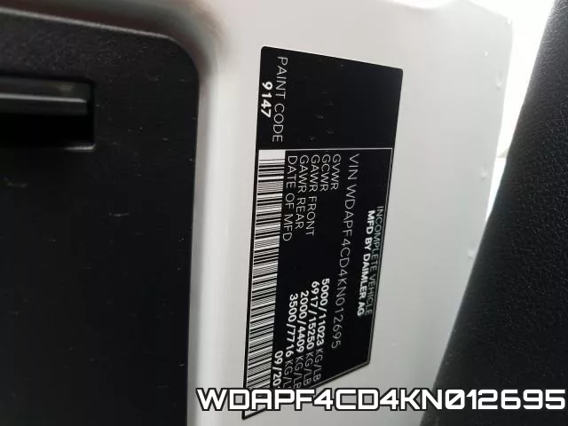 WDAPF4CD4KN012695 фото 2