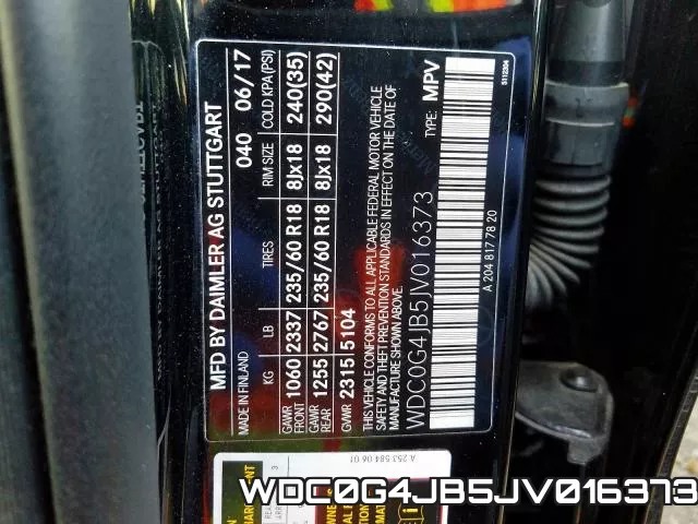 WDC0G4JB5JV016373 фото 2