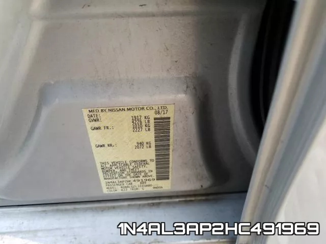 1N4AL3AP2HC491969 фото 2