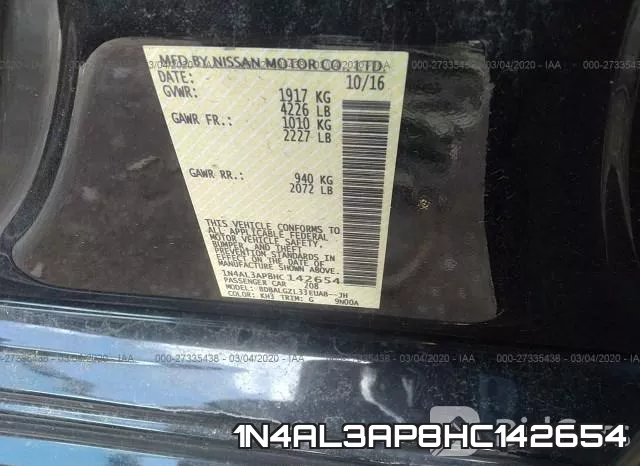 1N4AL3AP8HC142654 фото 6