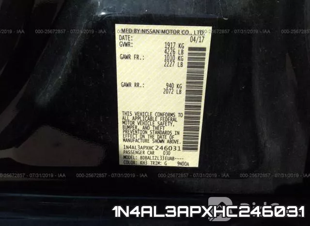 1N4AL3APXHC246031 фото 6