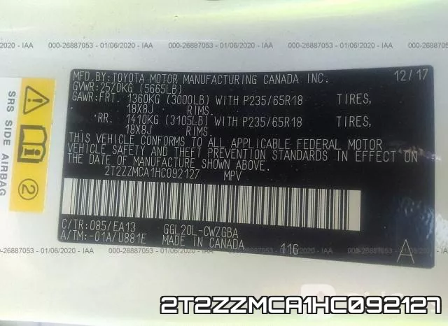 2T2ZZMCA1HC092127 фото 7