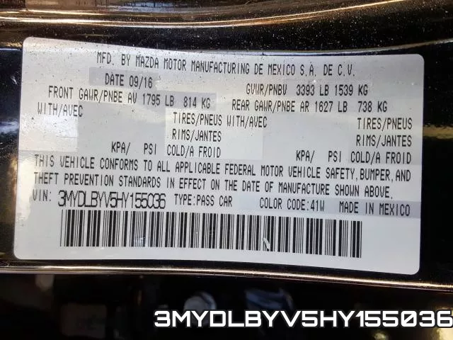 3MYDLBYV5HY155036 фото 2