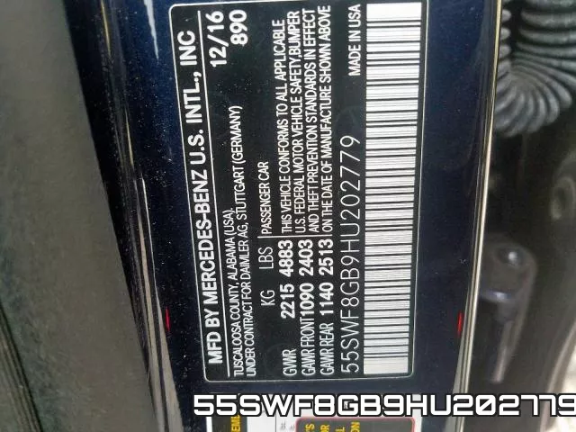 55SWF8GB9HU202779 фото 2