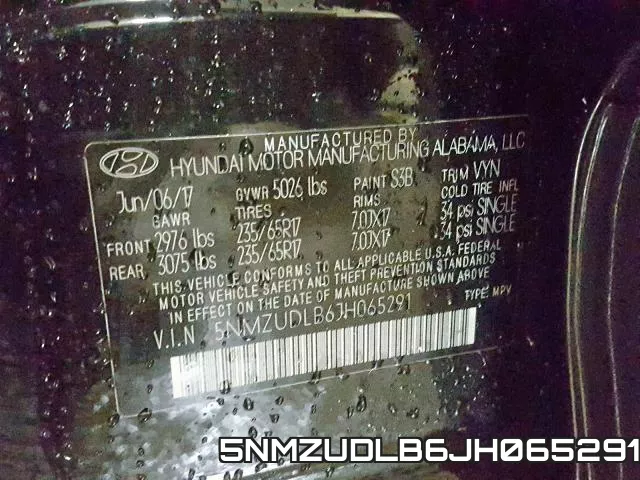 5NMZUDLB6JH065291 фото 2