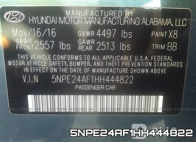 5NPE24AF1HH444822 фото 6