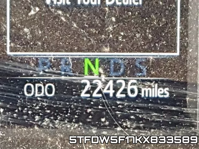 5TFDW5F17KX833589 фото 8