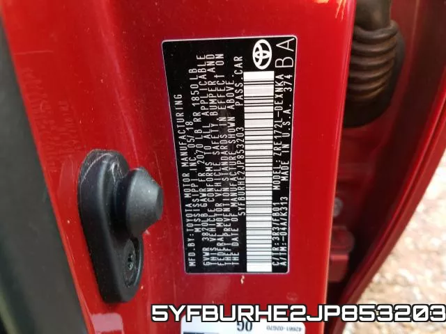 5YFBURHE2JP853203 фото 2