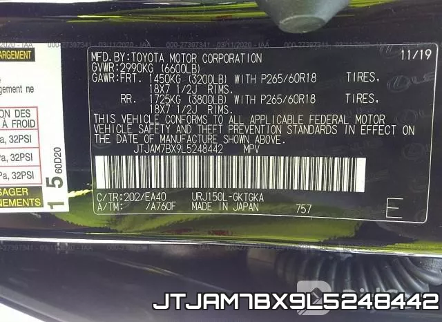 JTJAM7BX9L5248442 фото 5