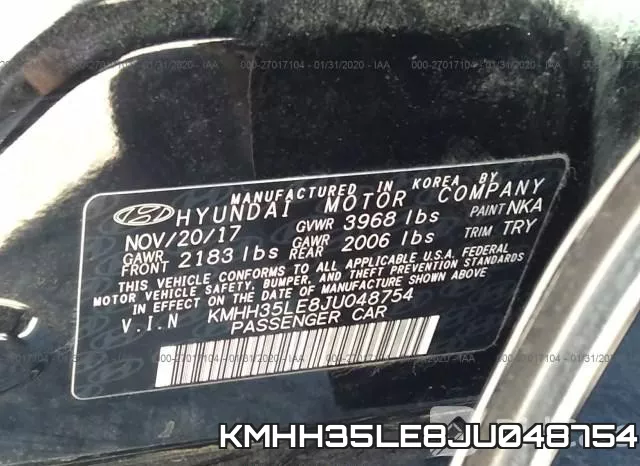 KMHH35LE8JU048754 фото 6