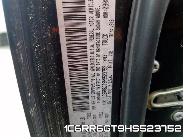 1C6RR6GT9HS523752 фото 2