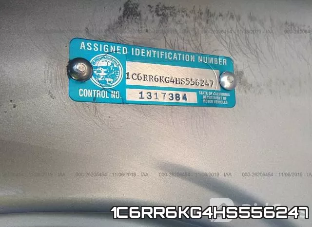 1C6RR6KG4HS556247 фото 8