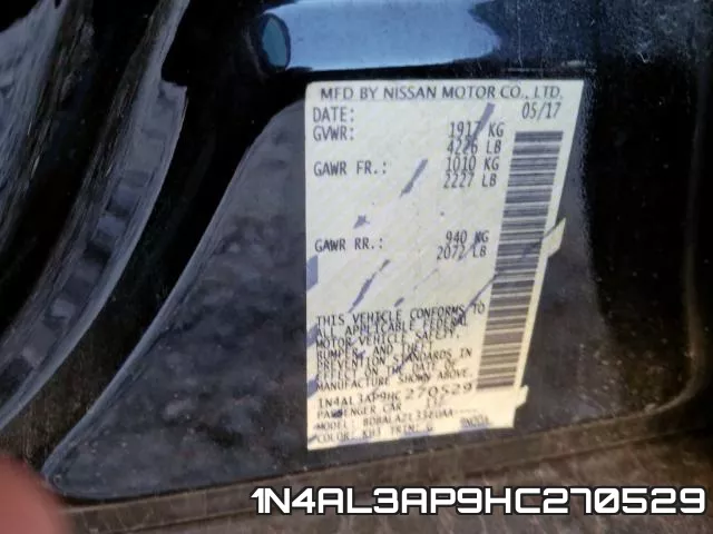 1N4AL3AP9HC270529 фото 2