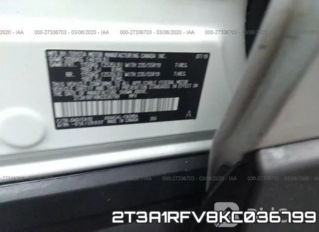 2T3A1RFV8KC036799 фото 9