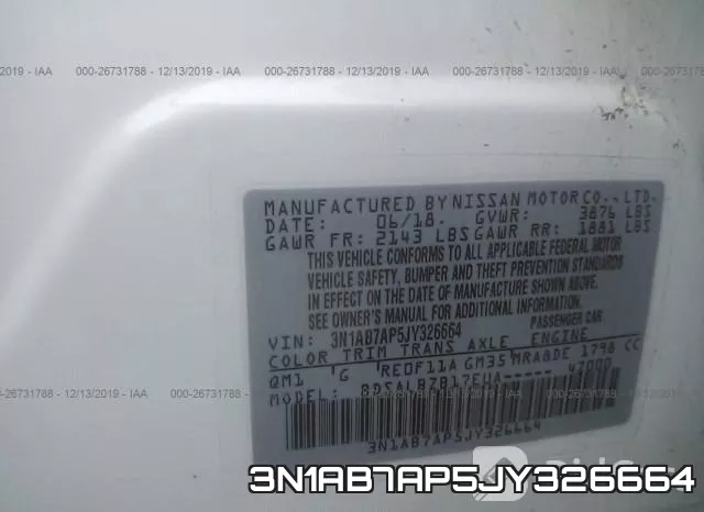3N1AB7AP5JY326664 фото 9