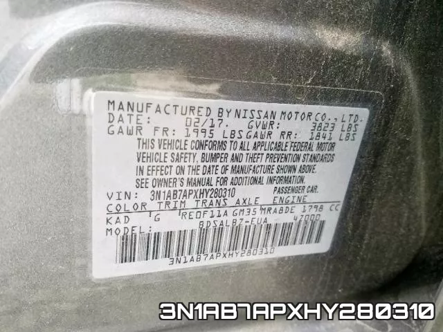 3N1AB7APXHY280310 фото 2