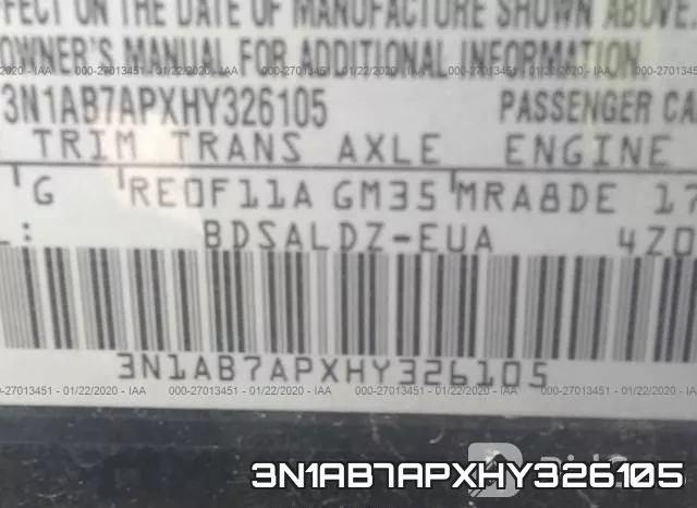3N1AB7APXHY326105 фото 10
