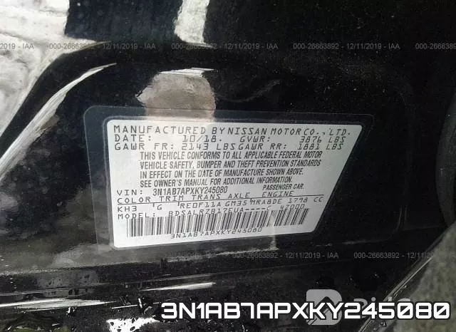 3N1AB7APXKY245080 фото 6