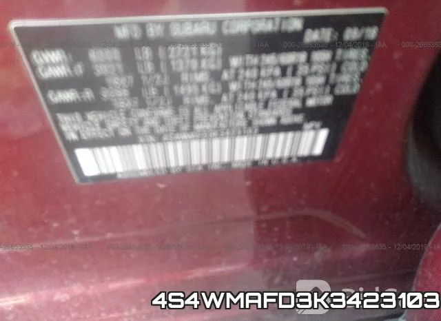 4S4WMAFD3K3423103 фото 4
