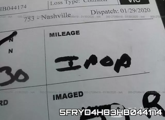 5FRYD4H83HB044174 фото 6