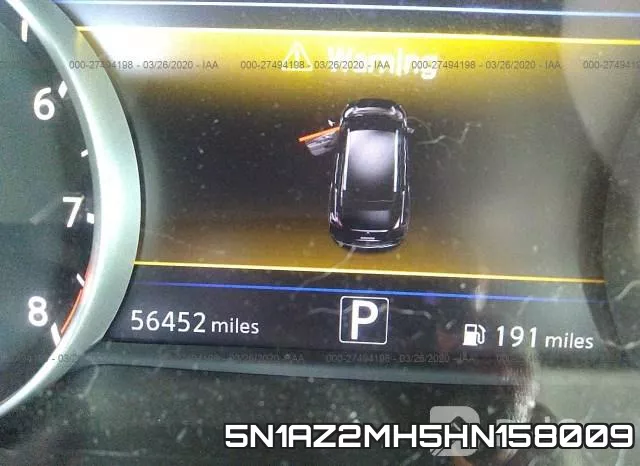 5N1AZ2MH5HN158009 фото 4