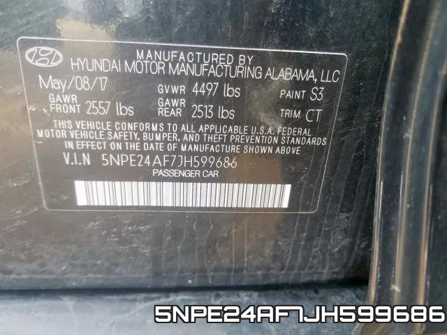 5NPE24AF7JH599686 фото 2