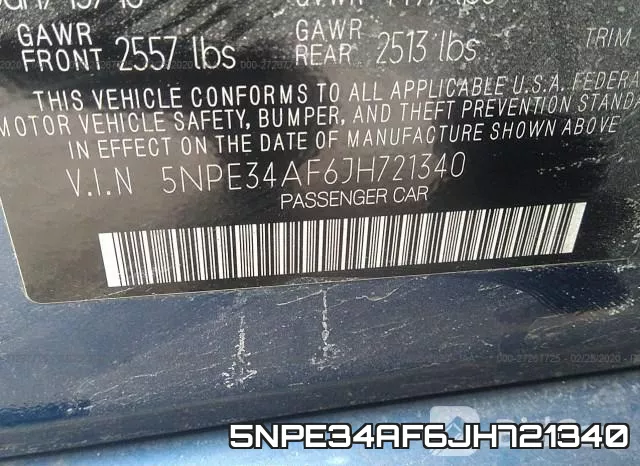 5NPE34AF6JH721340 фото 7