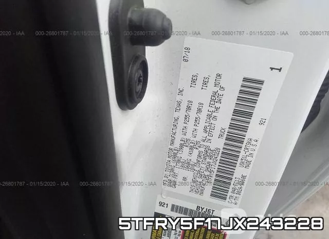 5TFRY5F17JX243228 фото 8