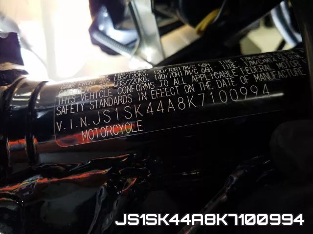 JS1SK44A8K7100994 фото 2