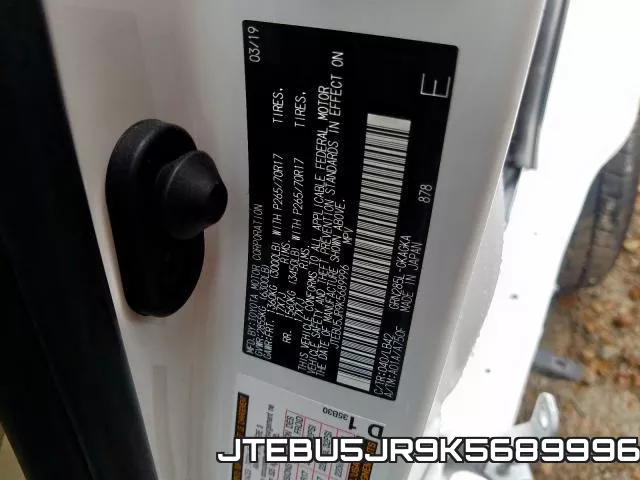 JTEBU5JR9K5689996 фото 2