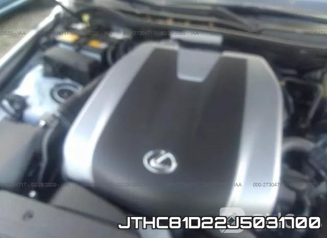 JTHC81D22J5031700 фото 2