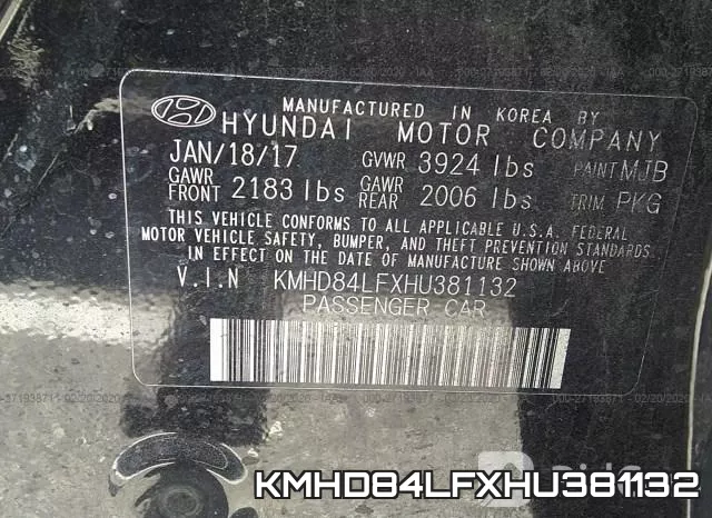 KMHD84LFXHU381132 фото 9