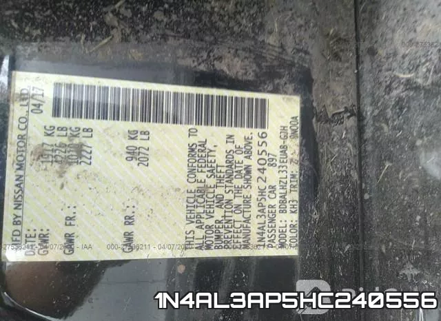 1N4AL3AP5HC240556 фото 7