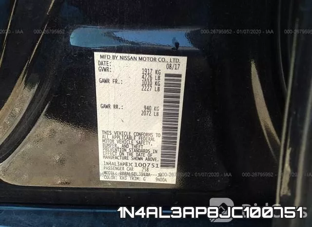 1N4AL3AP8JC100751 фото 8