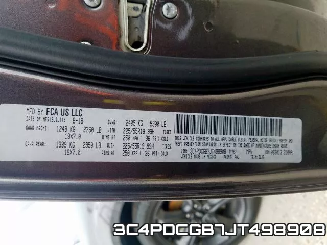 3C4PDCGB7JT498908 фото 2