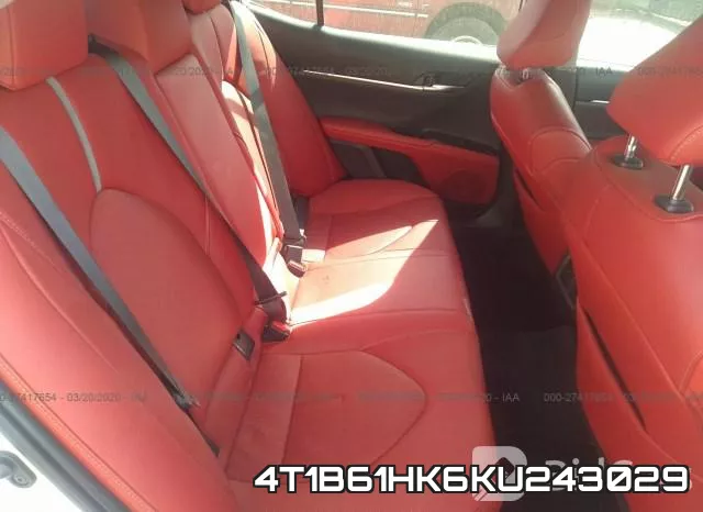 4T1B61HK6KU243029 фото 8