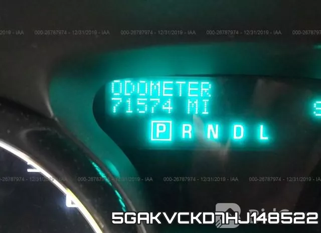 5GAKVCKD7HJ148522 фото 4