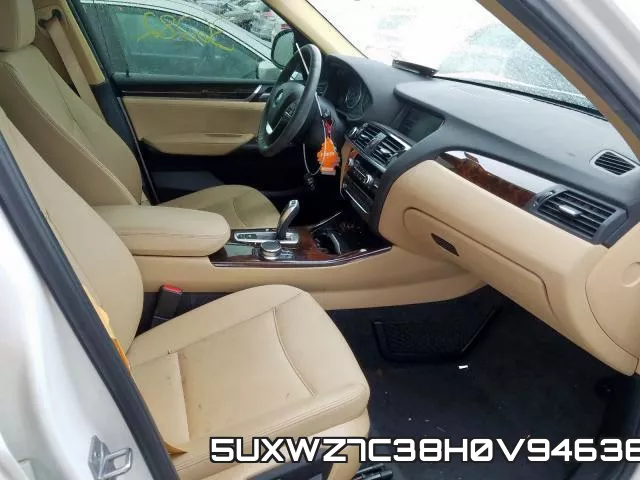 5UXWZ7C38H0V94636 фото 2