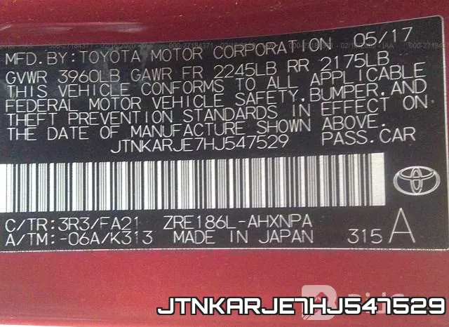 JTNKARJE7HJ547529 фото 6